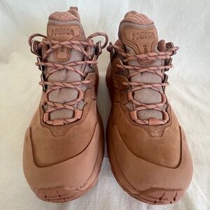 HOKA ONE ONE KAHA 2 LOW GTX Womens 9.5 Shoes Pink/Salmon Hiking Outdoor Utility